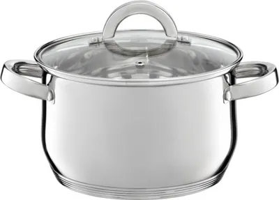 Image de Pot en acier inoxydable avec couvercle 4,8 l Berry