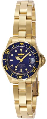 Zdjęcie produktu dla Invicta Pro Diver 8944 Zegarek Damski - Mechanizm Kwarcowy - Stal Nierdzewna z Niebieską Tarcza - 24 mm