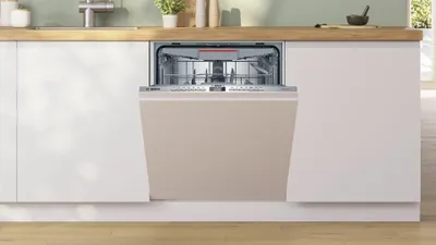 Zdjęcie produktu dla Bosch Serie 4 SMV4EVX00E, W pełni wbudowany, Pełny rozmiar (60 cm), Stal nierdzewna, Przyciski, 1,75 m, 1,65 m