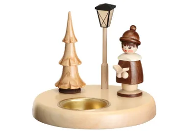 Produktbild von Kerzenhalter Kurrendesänger natur Höhe ca. 10,5cm NEU