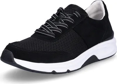 Produktbild von Gabor Rollingsoft Damen Leder Sneaker schwarz