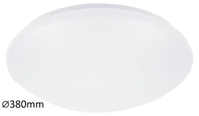 Productafbeelding van Rabalux 3436 Plafondlamp Lucas, 24W, 4000K, 1800lm, wit, rond, traal wit, diameter 380mm