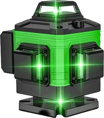 Zdjęcie produktu dla Poziomica laserowa, funkcja samopoziomowania, projekcja linii 3 x 360, torba materiałowa na 16 linii