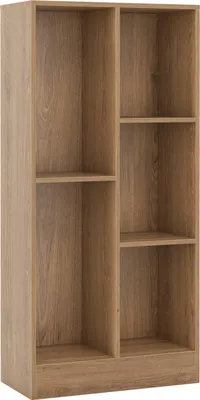 Produktbild von GOPLUS Bücherregal, 3 Ebenen Würfelregal freistehend, Standregal Kinderregal Spielzeugregal Bücherschrank für Leseecke (Natur,50 x 24 x 104 cm)