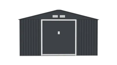 Zdjęcie produktu dla Garaż Metalowy Ogrodowy Domek Narzędziowy 341x325x204cm M-E