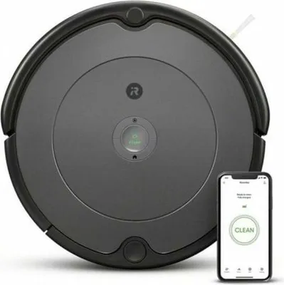 Obrázek produktu pro iRobot Roomba 697, Bezsáčkové, Černá, Šedá, Kulatý, 0,6 l, Nabíjecí, 0,6 l