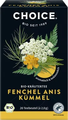 Produktbild von CHOICE - Fenchel Anis Kümmel  Tee - 40g