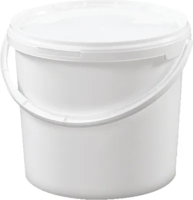 Produktbild von Leereimer mit Deckel 5 Liter weiß