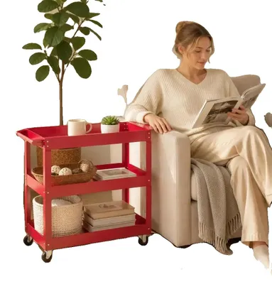 Obrázek produktu pro Nářadová vozík, třípatrový design, vysoká nosnost, T1003 01 12574