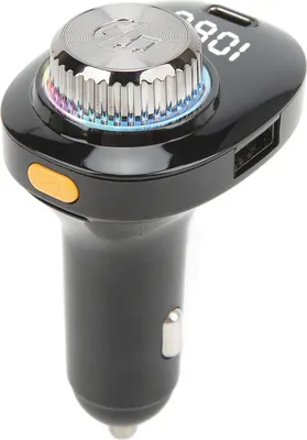 Obrázek produktu pro Bluetooth adaptér do auta FM vysílač Bezdrátový FM rádiový adaptér s dvěma porty Rádio přijímač do auta s hudebním přehrávačem