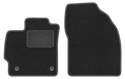 Productafbeelding van Velours voormatten voor Toyota Prius III XW30 2011-2015 (hatchback) – 2-delig, grafiet, op maat – Wielganizator LUX