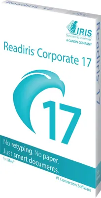 Obrázek produktu pro I.R.I.S. Readiris Corporate 17, 1 licencí, 1 rok/roky, Electronic Software Download (ESD)