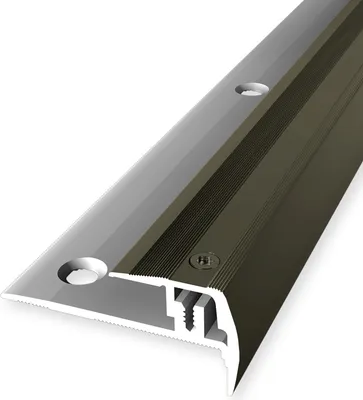 Produktbild von PROVISTON | Treppenkantenprofil | Metallprofil | Breite: 23 mm | Höhenausgleich: 7 - 16 mm | Länge: 1000 mm | Aluminiumprofil | Bronze | 1 Stück