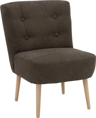 Produktbild von Sessel Kamle Bezug Flachgewebe Buche natur / schoko 21646