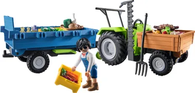 Produktbild von PLAYMOBIL Country 71249 Traktor mit Hänger