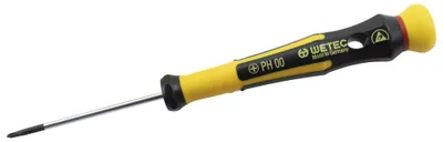 Obrázok produktu pre Presný skrutkovač WETEC Phillips, ESD, PH00x60 mm, 160 mm