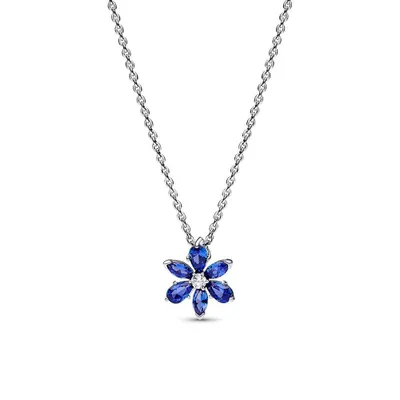 Produktbild von Pandora Funkelnde Blaue Herbarium Cluster Anhänger Halskette 392387C02-45 Damenhalskette