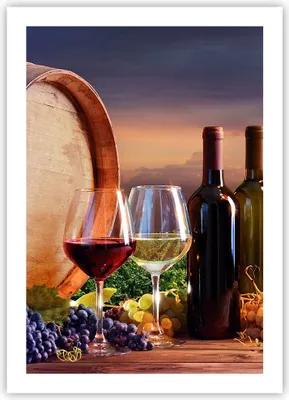 Produktbild von Poster - Poster ohne Rahmen - Wein Weinberg Sommer - 50x70 cm - Wand Bild - Wanddeko - Wandbilder - Kunstposter - Wandposter - Bilder - Kunstdruck - Wanddekoration - Wandbild - P2XPA50x70-4125