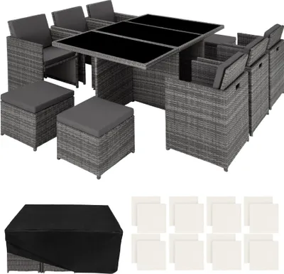 Produktbild von Rattan Sitzgruppe New York mit Aluminiumgestell