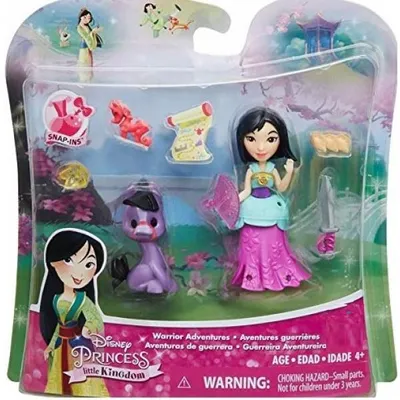 Image de Mini princesse : les aventures de mulan la guerriere - hasbro e0236 - disney princesses - poupee