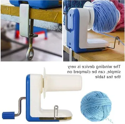 Produktbild von Famanu Garnwinder - Handbetriebene Garenwickler mit Tischklemme