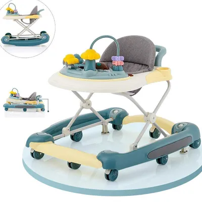 Immagine prodotto di Girello Tavalax 4 in 1 - con pannello musicale e gioco, con effetti luminosi e LED, regolabile in altezza, con funzione dondolo, con funzione scorrevole - Girello Tavalax con funzione dondolo e 5 livelli di altezza - Soluzione 4 in 1 per un bambino in crescita - con pratico vassoio per mangiare e giocare, adatto per 6-18 mesi - per neonati e bambini piccoli in fasi di sviluppo attivo, con particolare attenzione all'ergonomia, libertà di movimento, stabilità, piacevole comfort di seduta