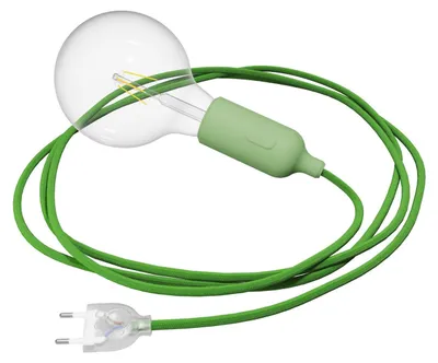 Image de Creative Cables - Snake : lampe en silicone avec interrupteur et prise