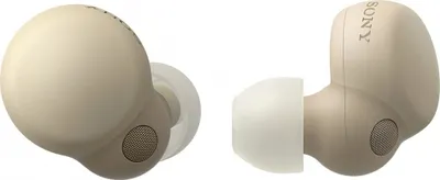 Produktbild von Sony LinkBuds S True Wireless Noise Cancelling Kopfhörer – Ultraleicht für ganztägigen Komfort mit kristallklarer Gesprächsqualität – Bis zu 20 Stunden Akkulaufzeit mit Ladeetui – Ecru