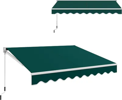 Produktbild von GOPLUS 295x250cm Gelenkarmmarkise für Sonnenschutz & Regenschutz, mit Handkurbel, Terrassenmarkise Aluminium Balkonmarkise