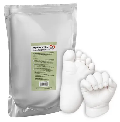 Alginaat Schnellabformmasse 2 kg für Hand- und Fußabdrücke