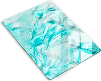 Produktbild von Abdeckung Glas - Küchenabdeckung - 40x52 cm - Abdeckplatte - Abstraktionsfarben