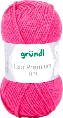 Produktbild von Wolle Lisa, 50g, 133m Neon-Pink