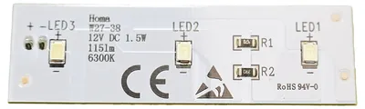 Produktbild von Hoover 49031078 LED-Elektronikplatine Innenbeleuchtungsleiste für Kühlschrank