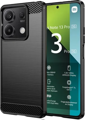 Zdjęcie produktu dla Etui karbonowe do Redmi Note 13 Pro 5G etui ochronne na telefon komórkowy etui na telefon komórkowy z TPU