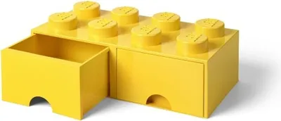 Immagine prodotto di LEGO 40061732 LEGO STORAGE BRICK DRAWER 8 cassetti, 2 cassetti, giallo