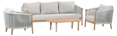 Produktbild von Sessel-Sofa Lounge-Set Es Vedra | 3-Sitzer | Teakholz
