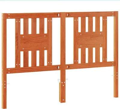 Obrázok produktu pre vidaXL Čelo postele vosk hnedá 140 cm masívne borovicové drevo