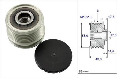 Produktbild von Ina Generatorfreilauf  535 0105 10