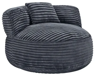 Produktbild von CHITA Sitzsack mit Kissen & Decke, Chenille, Sitzsack Gaming Sitzsack Lounge Chair Cozy, platzsparend, vakuumverpackt, für Erwachsene & Kinder