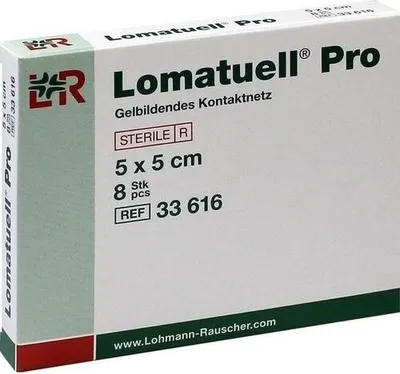 Productafbeelding van Lohmann Rauscher Lomatuell Pro steriel, 8 stuks, 5 x 5 cm
