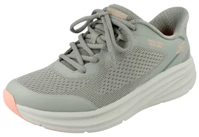 Produktbild von SKECHERS Slip-ins Bobs Skillz Damen Sneaker oliv grün Textil - Größe: 39