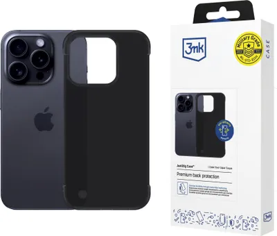 Produktbild von 3mk Schutzhülle Just20g Matt Case Cover mit MagSafe für Apple iPhone 16 Pro Max  schwarz  Backcover