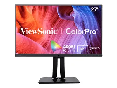 Zdjęcie produktu dla Viewsonic VP Series VP2785-4K, 68,6 cm (27"), 3840 x 2160 px, 4K Ultra HD, LED, 5 ms, Czarny