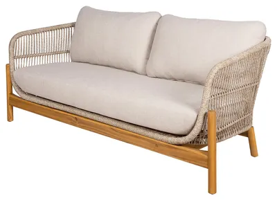 Produktbild von home24 Loungecouch - Beige - Braun - Polyester - Stahl - 175 x 72 x 79 cm
