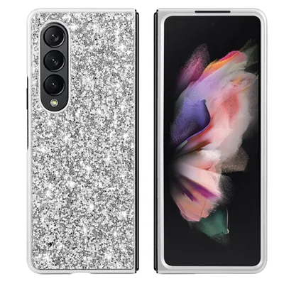 Immagine prodotto di Samsung Galaxy Z Fold4 5G Glitter Diamond Design Custodia per cellulare argento