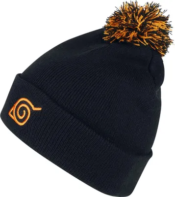 Produktbild von Naruto Mütze Uni Konoha Beanie schwarz Standard