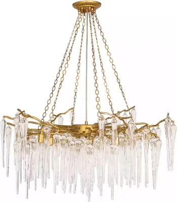 Obrázek produktu pro Stropní svítidlo obývací pokoj stropní světlo křišťálová lampa lampa styl zlatá