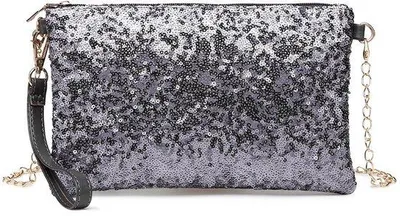 Produktbild von Mini Pailletten Clutch mit Gouden Kette für Frauen