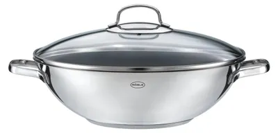 Produktbild von RÖSLE Wok EXCLUSIV 32 cm, Induktionsgeeignet, mit optimaler Wärmeverteilung