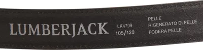 Immagine prodotto di O2092 Cintura Uomo Lumberjack Man Belt Black 3.5 Cm